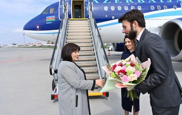 Сахиба Гафарова прибыла с официальным визитом в Польшу